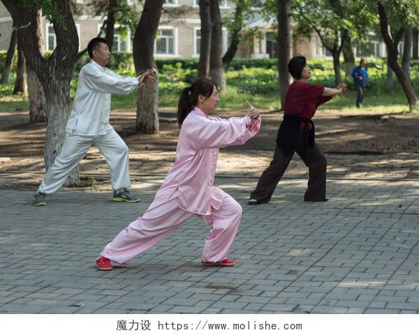 太极拳是中国传统强身健体方式健身运动拳击